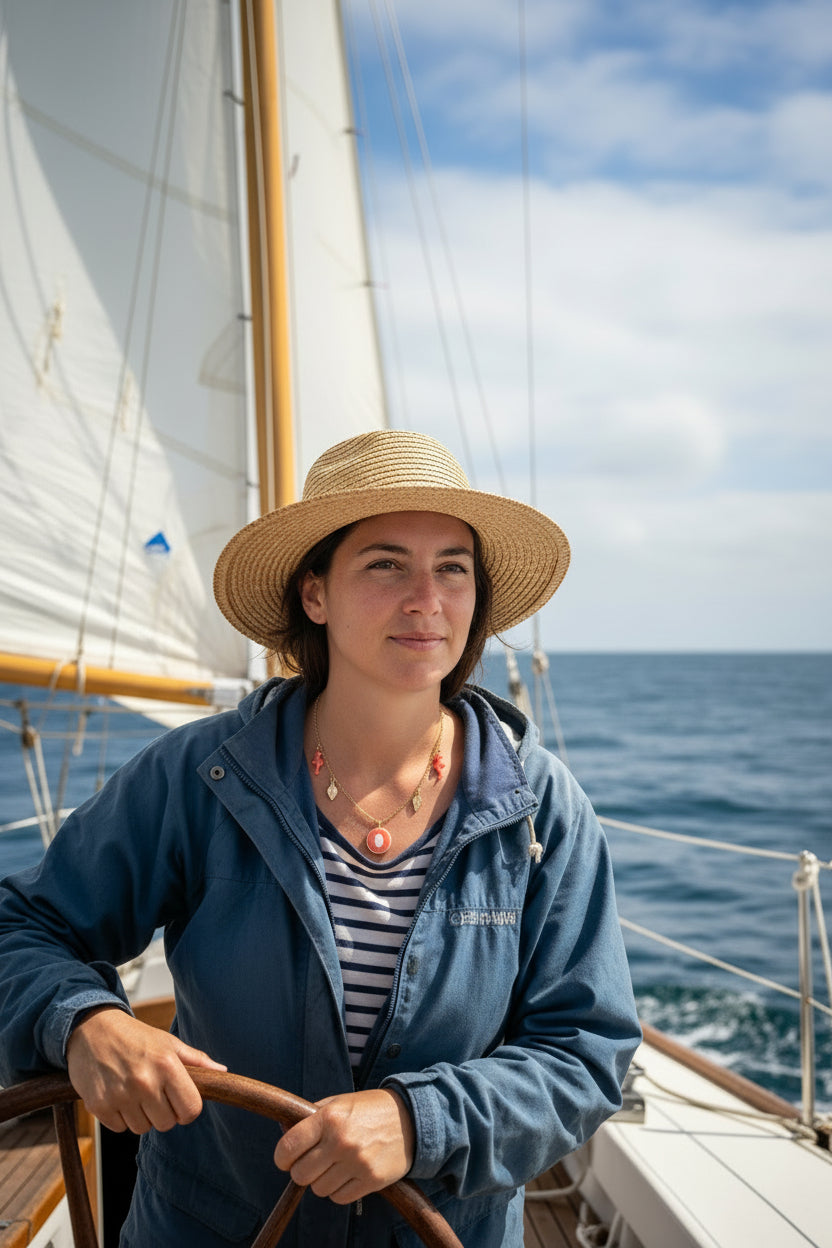 Collier " Maris Stella" corail