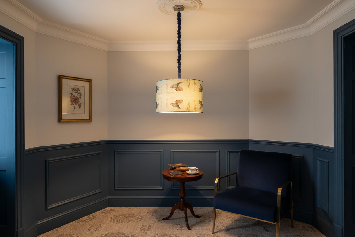 Abat-jour ou suspension Martin-pêcheur