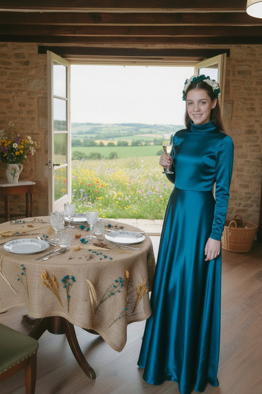 Serre-tête fleurs séchées aux couleurs personnalisables