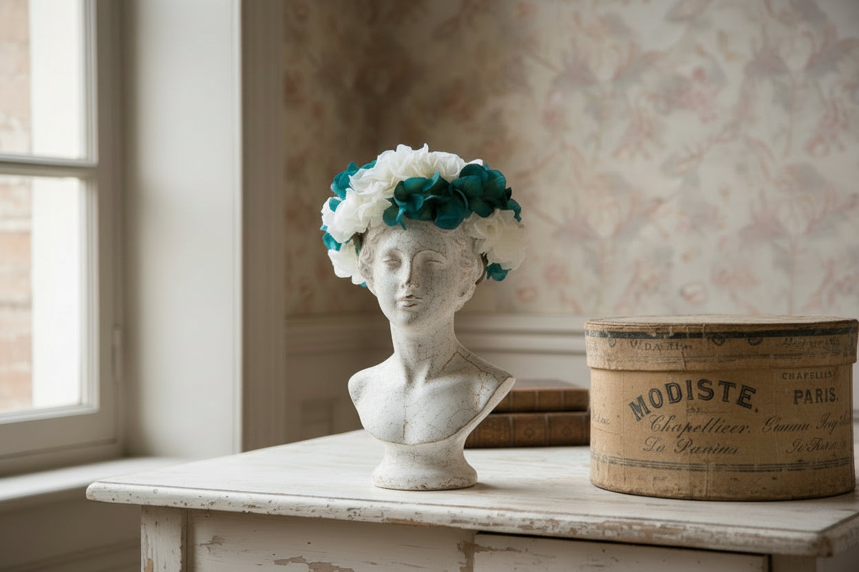 Serre-tête fleurs séchées aux couleurs personnalisables